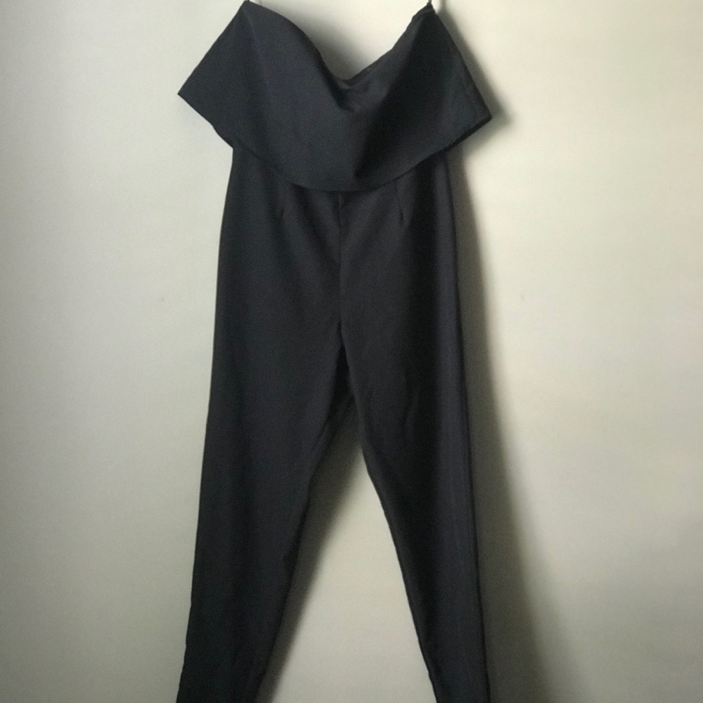 Black long romper